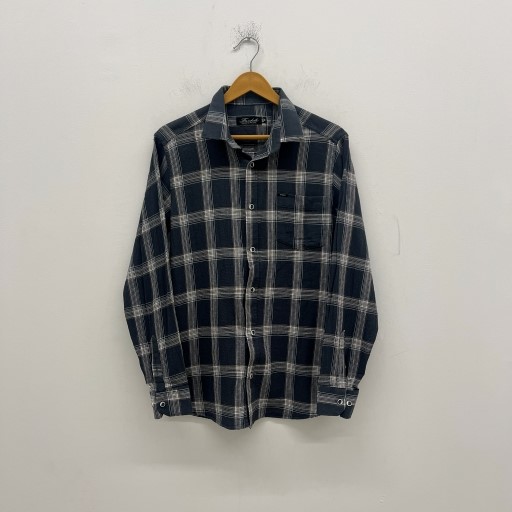 پیراهن چهارخانه آدرین مدل W12 فیلی سایز 2ایکس لارج