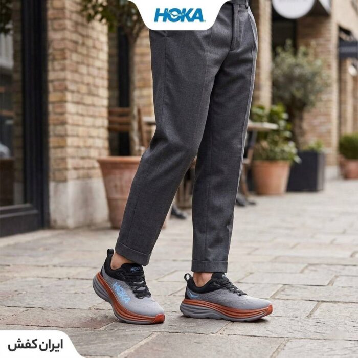 کفش هوکا مدل Z-07 طوسی