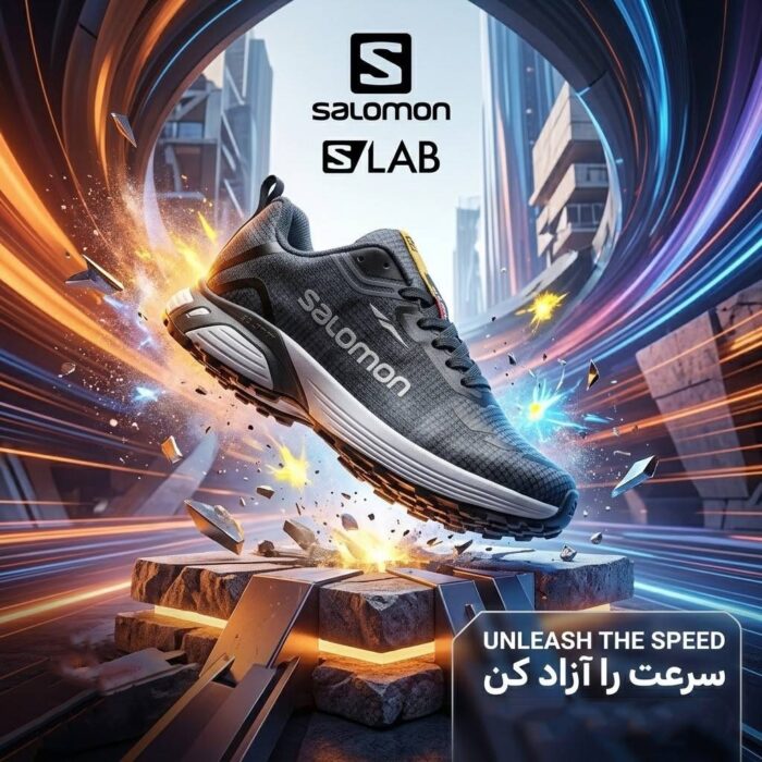 کفش اسپرت سالامون مدل ZX-Z08 مشکی