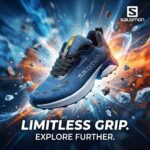 کفش اسپرت سالامون مدل ZX-Z08 نفتی