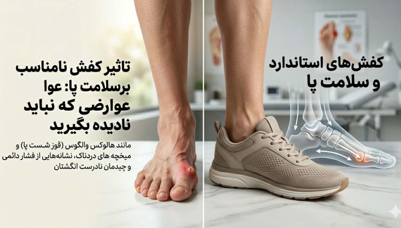 تاثیر کفش نامناسب بر سلامت پا: عوارضی که نباید نادیده بگیرید 2