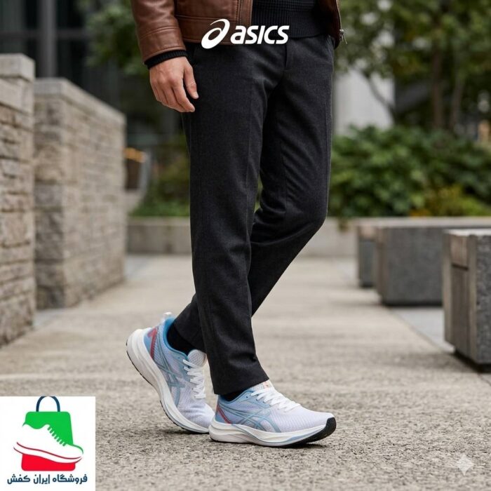 کفش رانینگ اسیکس مدل Z01 آبی